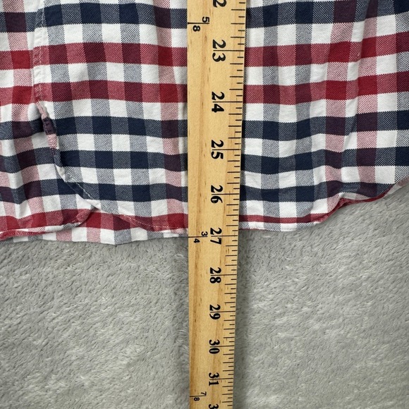 Brooks Brothers Red Fleece Mens Medium Button Down Plaid Check Shirt Casual EUC‎ - Picture 5 of 8